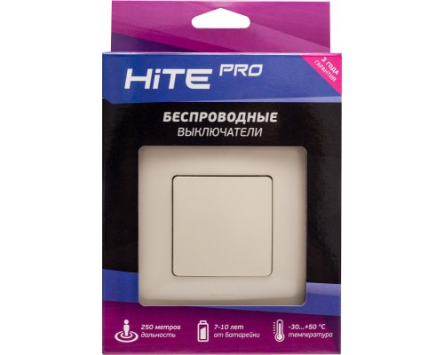 Выключатель HiTE PRO HP-LE-1-ivory