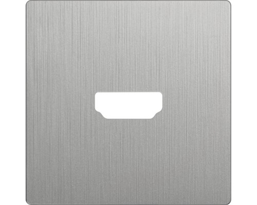 Клавиша Werkel WL09-HDMI-CP серебряный рифленый