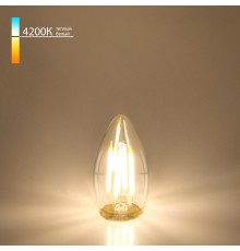 Светодиодная лампа Elektrostandard Свеча BLE2706 F 9W 4200K E27 (C35 прозрачный)
