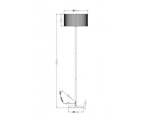 Торшер ARTE Lamp A1021PN-1SS