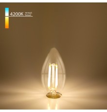 Светодиодная лампа Elektrostandard Свеча BLE1412 7W 4200K E14 (C35 прозрачный) (BLE1412)