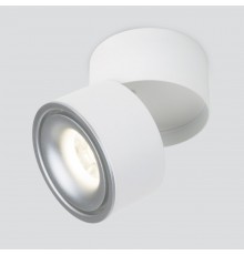Накладной светильник Elektrostandard DLR031 15W 4200K 3100 белый матовый/серебро