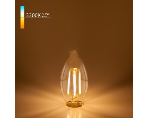 Светодиодная лампа Elektrostandard Свеча 7W 3300K E14 (C35 прозрачный) (BLE1411)