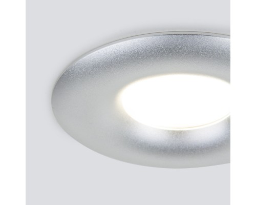 Встраиваемый светильник Elektrostandard 123 MR16 серебро