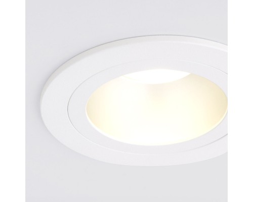 Встраиваемый светильник Elektrostandard 122 MR16 серебро/белый