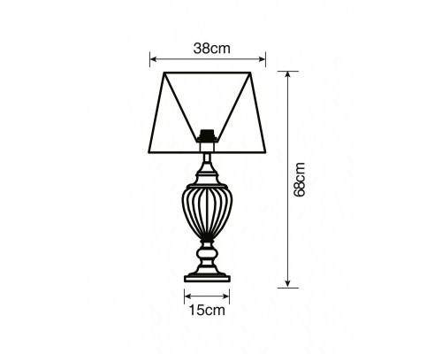 Настольная лампа ARTE Lamp A3752LT-1WH