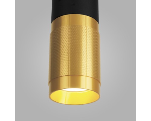 Подвесной светильник Eurosvet DLN108 GU10 черный/золото
