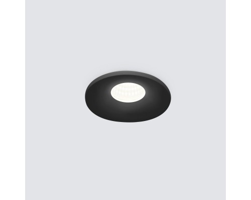 Встраиваемый светильник Elektrostandard 15270/LED 3W BK черный