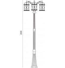 Садово-парковый светильник Feron 11342