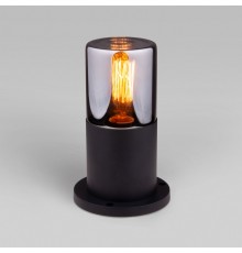 Садово-парковый светильник Elektrostandard Roil (35125/S) чёрный/дымчатый плафон