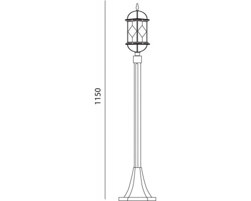 Садово-парковый светильник Feron 11338
