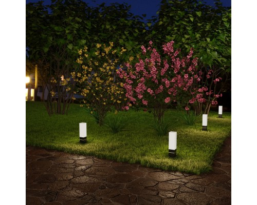 Садово-парковый светильник Elektrostandard 1536 TECHNO LED чёрный