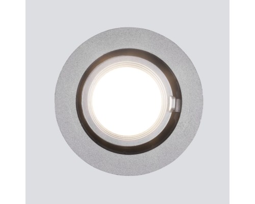 Встраиваемый светильник Elektrostandard 9918 LED 9W 4200K серебро