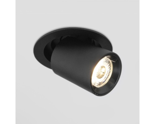 Встраиваемый светильник Elektrostandard 9917 LED 10W 4200K черный матовый