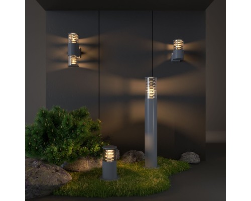 Садово-парковый светильник Elektrostandard 1507 TECHNO silver серый
