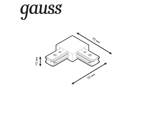 Коннектор Gauss TR107