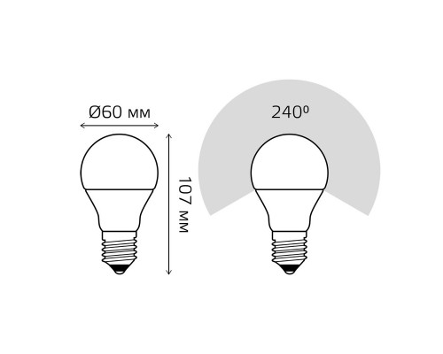 Светодиодная лампа Gauss 102502210