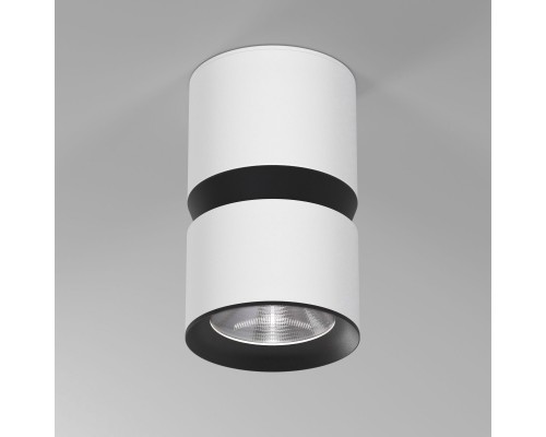 Накладной светильник Elektrostandard 25049/LED 12W 4000К белый/чёрный