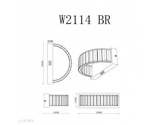 Бра iLedex W2114 BR