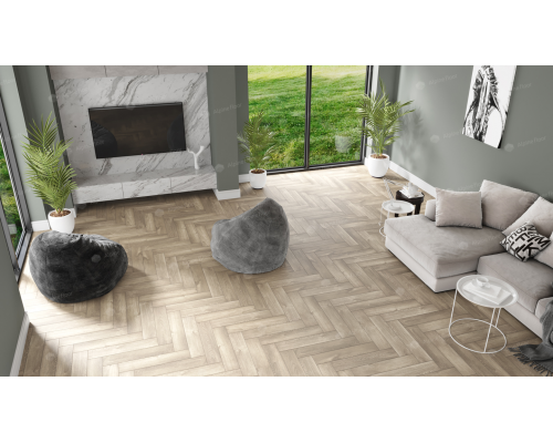 Инженерная каменно-полимерная плитка Alpine Floor ABA Parquet Premium Дуб Натуральный Отбеленный ECO 19-5
