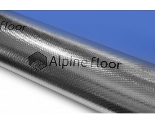 Подложка ALPINE FLOOR Silver Foil Blue EVA (10 м2)