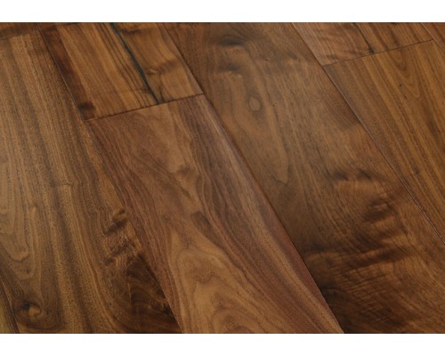 Массивная доска Magestik Floor - Орех Американский Натур под лаком (300-1820)х90х18