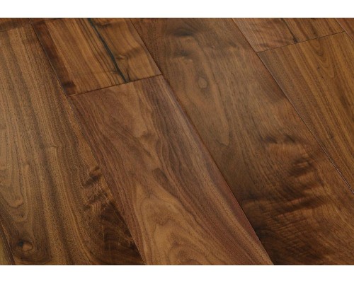 Массивная доска Magestik Floor - Орех Американский Натур под лаком (300-1820)х110х18
