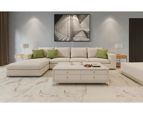 Ламинат Stone Floor MSPC BIG STONE Бело-серый мрамор 2820-4 MР