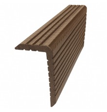 Уголок из ДПК декоративный Wooden Deck Коричневый 4000х70х35 мм