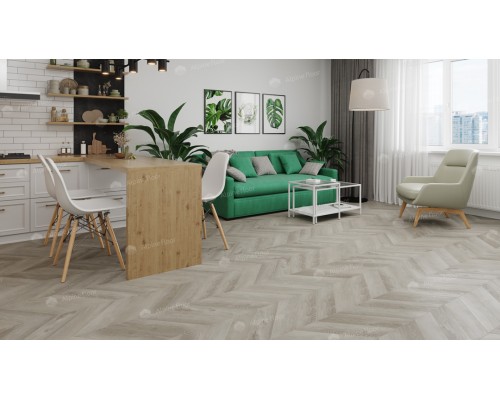 Кварц-виниловая плитка Alpine Floor Chevron Alpine LVT Дуб Фантазия ЕСО 20-1 