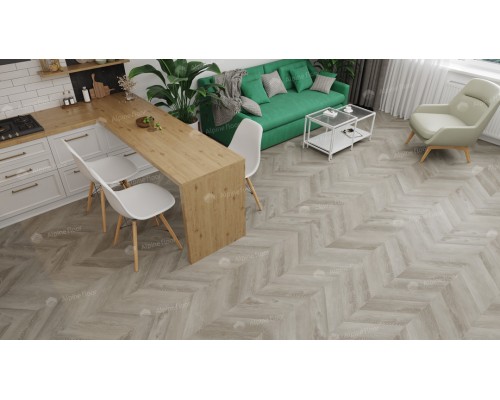 Кварц-виниловая плитка Alpine Floor Chevron Alpine LVT Дуб Фантазия ЕСО 20-1 