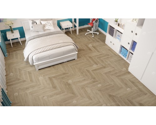 Кварц-виниловая плитка Alpine Floor Chevron Alpine LVT Дуб Ваниль Селект ЕСО 20-2 