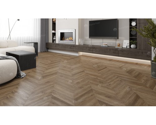 Кварц-виниловая плитка Alpine Floor Chevron Alpine LVT Макадамия ЕСО 20-5