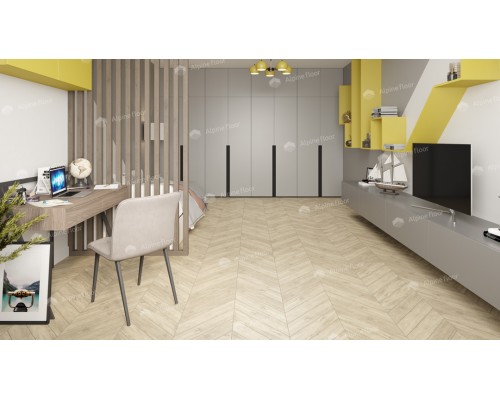 Кварц-виниловая плитка Alpine Floor Chevron Alpine LVT Дуб Сонома ЕСО 20-7