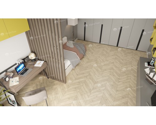 Кварц-виниловая плитка Alpine Floor Chevron Alpine LVT Дуб Сонома ЕСО 20-7