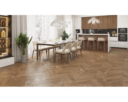 Кварц-виниловая плитка Alpine Floor Chevron Alpine LVT Дуб Гевуина ЕСО 20-10