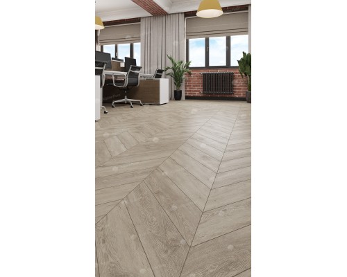 Каменно-полимерная плитка Alpine Floor Chevron Alpine Дуб Карите ЕСО 18-11