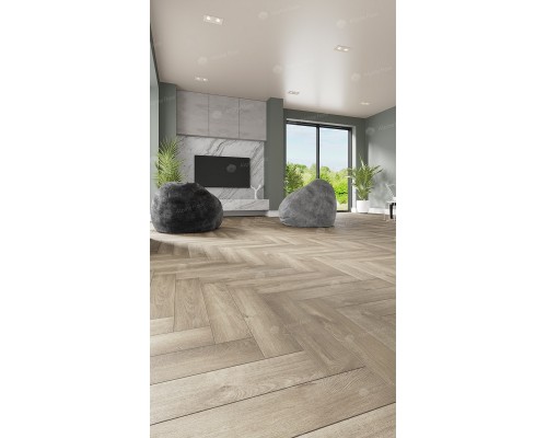 Каменно-полимерная плитка Alpine Floor Light Parquet ECO 13-5 Дуб натуральный отбеленный