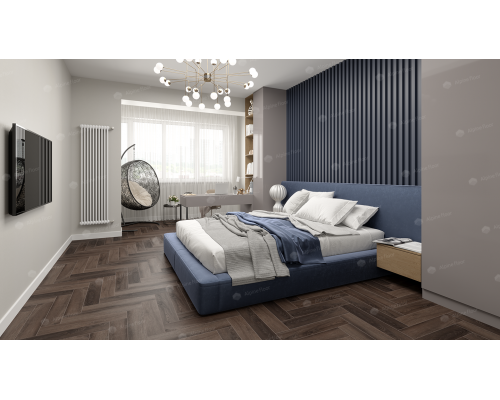 Кварц-виниловая плитка Alpine Floor Parquet LVT Дуб Фафнир ECO 16-16