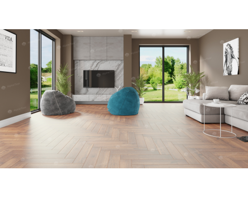 Инженерная каменно-полимерная плитка Alpine Floor ABA Parquet Premium Дуб Royal ECO 19-2