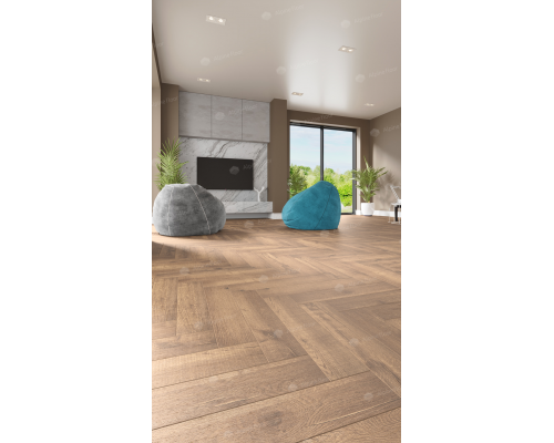 Инженерная каменно-полимерная плитка Alpine Floor ABA Parquet Premium Дуб Royal ECO 19-2