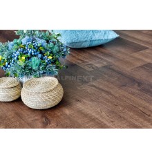 Кварц-виниловый ламинат Alpine Floor Real Wood ECO 2-2 Дуб Мокка Синхронное тиснение