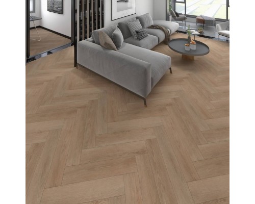 Каменно-полимерный ламинат Calitex Elementals Herringbone Carlton Click ES103