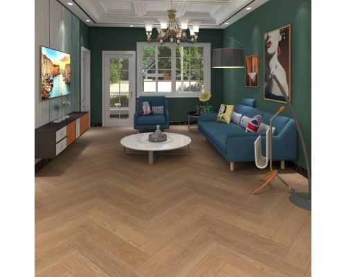 Каменно-полимерный ламинат Calitex Elementals Herringbone Melbourne Click ES603