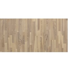 Паркетная доска Floorwood Трехполосная Ash Madison White Matt 3S