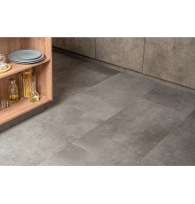 Кварц-виниловый ламинат Vinilam Ceramo Stone 6мм Цемент Cтальной 71610 