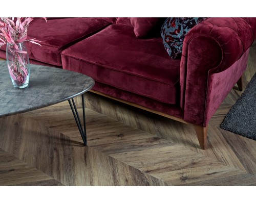 Виниловый ламинат VINILAM Parquet chevron 8,5 мм Лувр I107516