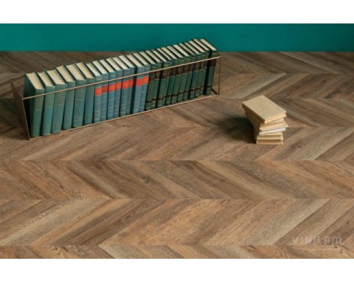 Виниловый ламинат VINILAM Parquet chevron 8,5 мм Нормандия RI153610CL4