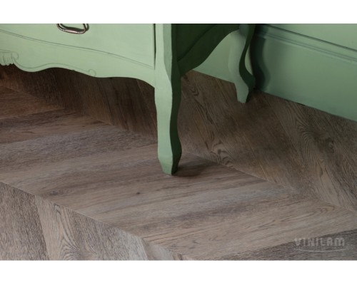 Виниловый ламинат VINILAM Parquet chevron 8,5 мм Шампань RI153616CL4