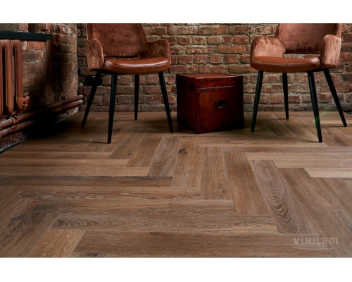 Виниловый ламинат VINILAM Parquet herrinbone 6,5 мм Венецианский Паркет IS11199